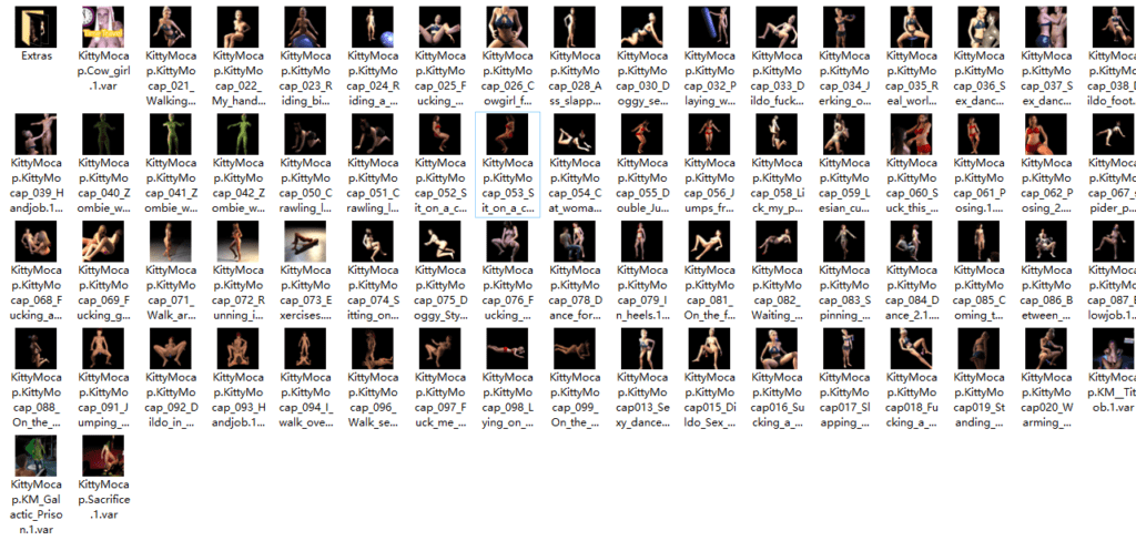 【大神】KittyMocap场景系列 001-099【动捕】-VAM®克苏恩资源社区