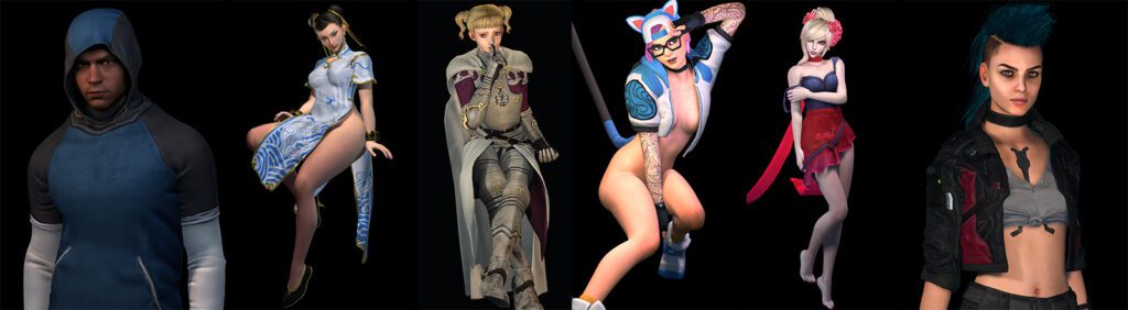 Paledriver人物合集【更新至2023.2.15】含服饰-VAM®克苏恩资源社区