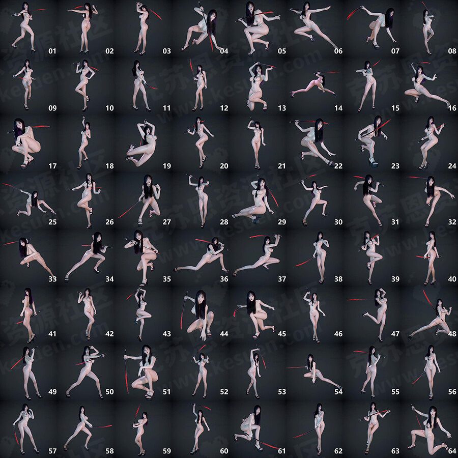 【VAM资产】人物-姿势预设-VAM®克苏恩资源社区