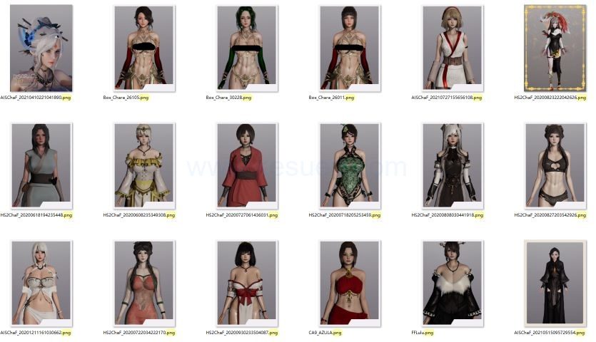 图片[6]-HS人物卡 古风美女系列合集-03【100张】-VAM®克苏恩资源社区