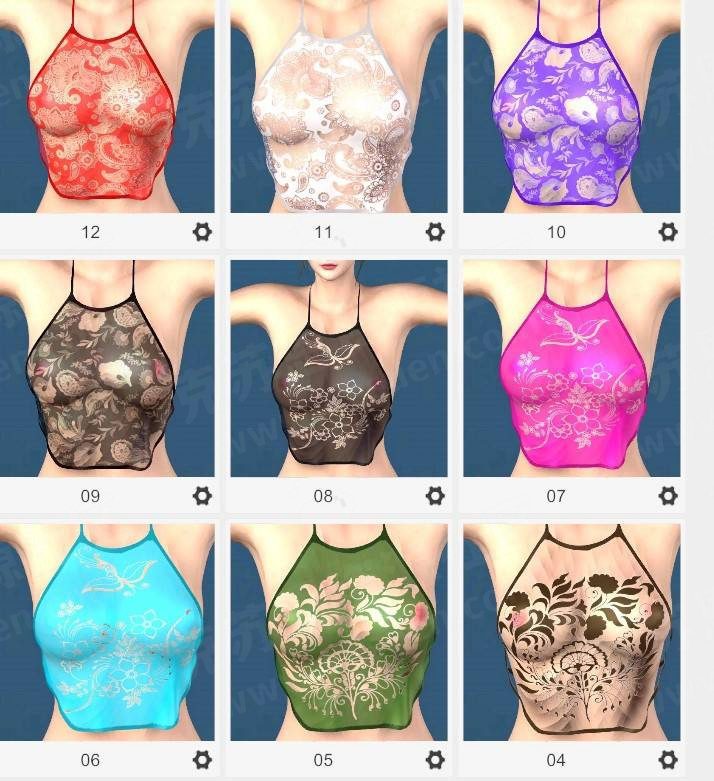 图片[2]-【自购服饰】Freeer.肚兜套装 Belly_suit0215-VAM®克苏恩资源社区