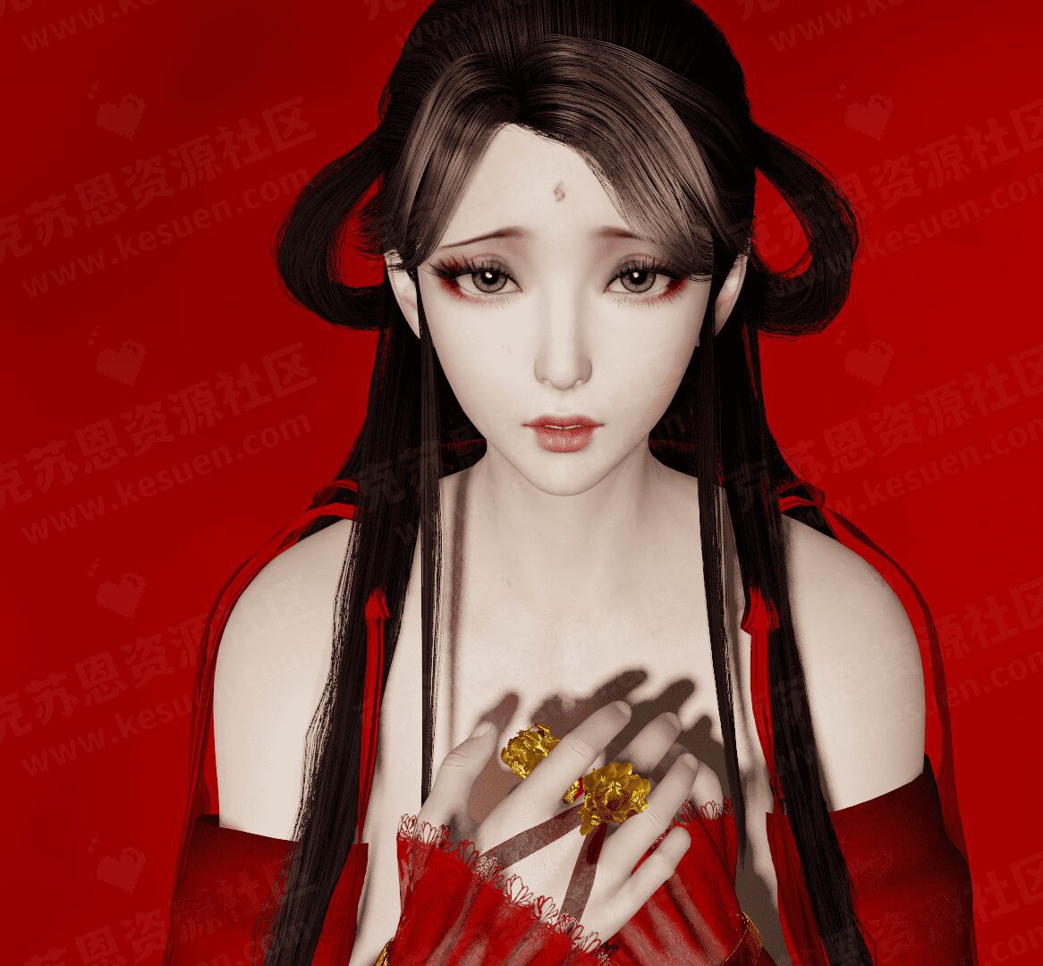 qing.火灵儿【服饰+发型+人物】-VAM®克苏恩资源社区