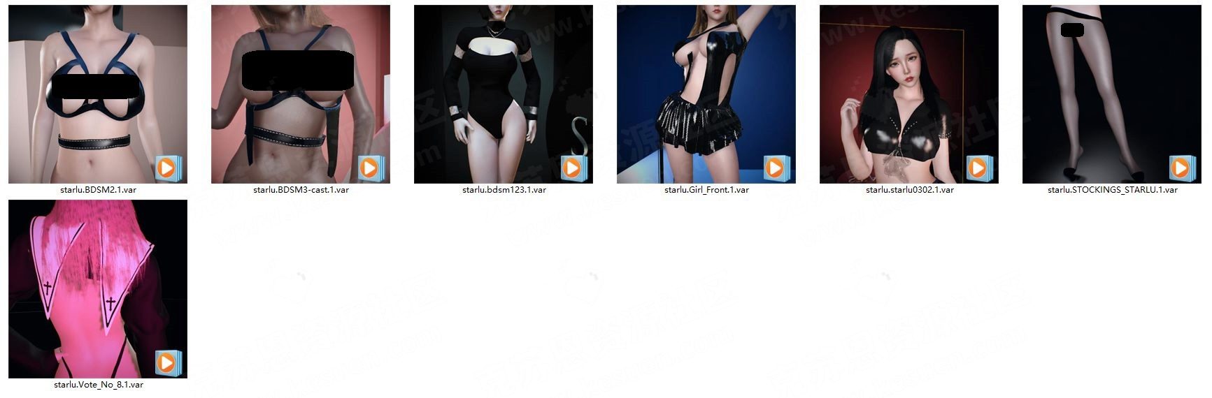 starlu星露2023年3月服饰合集-VAM®克苏恩资源社区