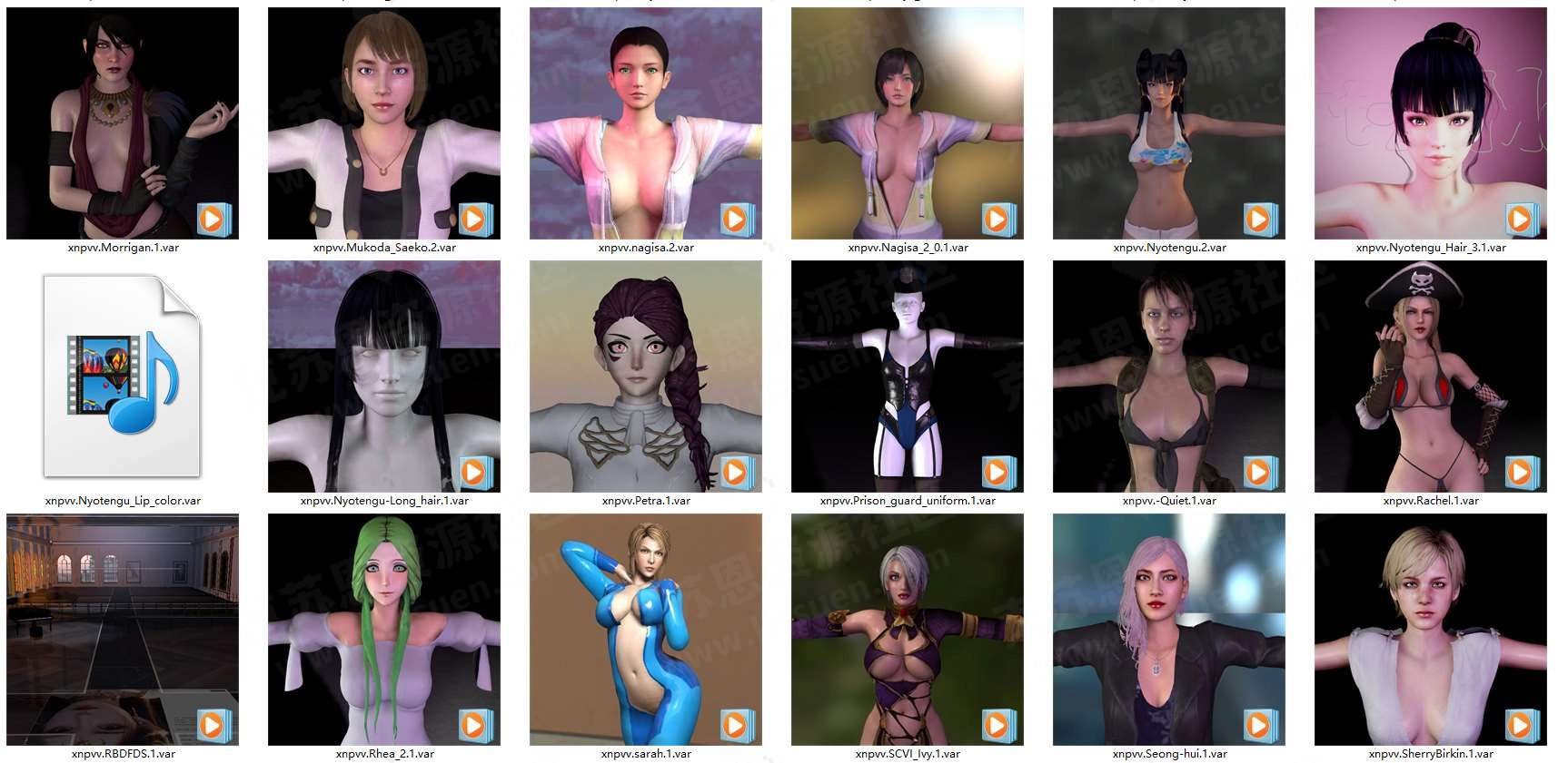 图片[3]-【应求】XNPVV人物合集【更新至2023.7.30】-VAM®克苏恩资源社区