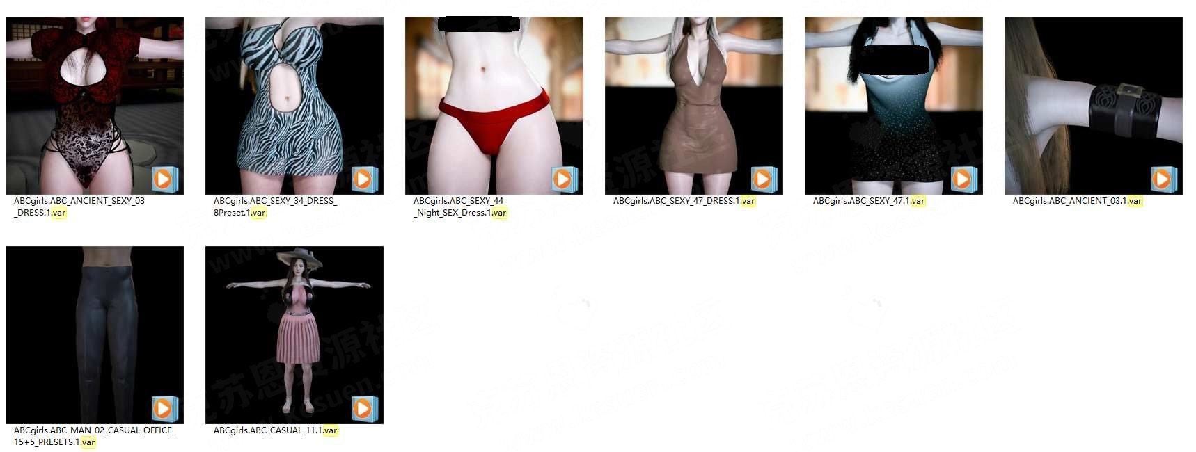 图片[3]-ABCgirl服饰合集【更新至2023.7】-VAM®克苏恩资源社区