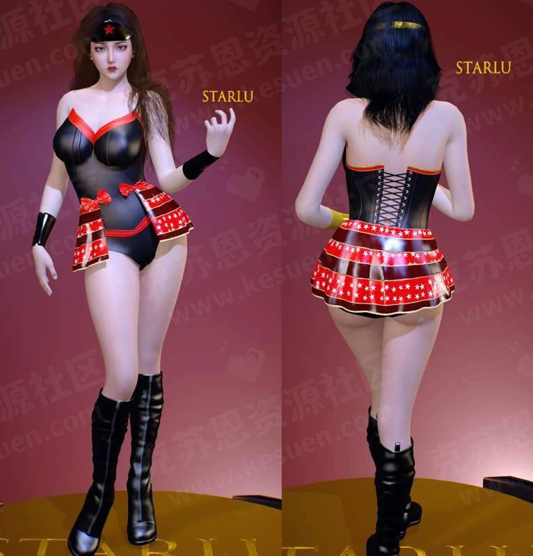 图片[2]-服饰starlu.Wonder_Woman_COS神奇女侠-VAM®克苏恩资源社区