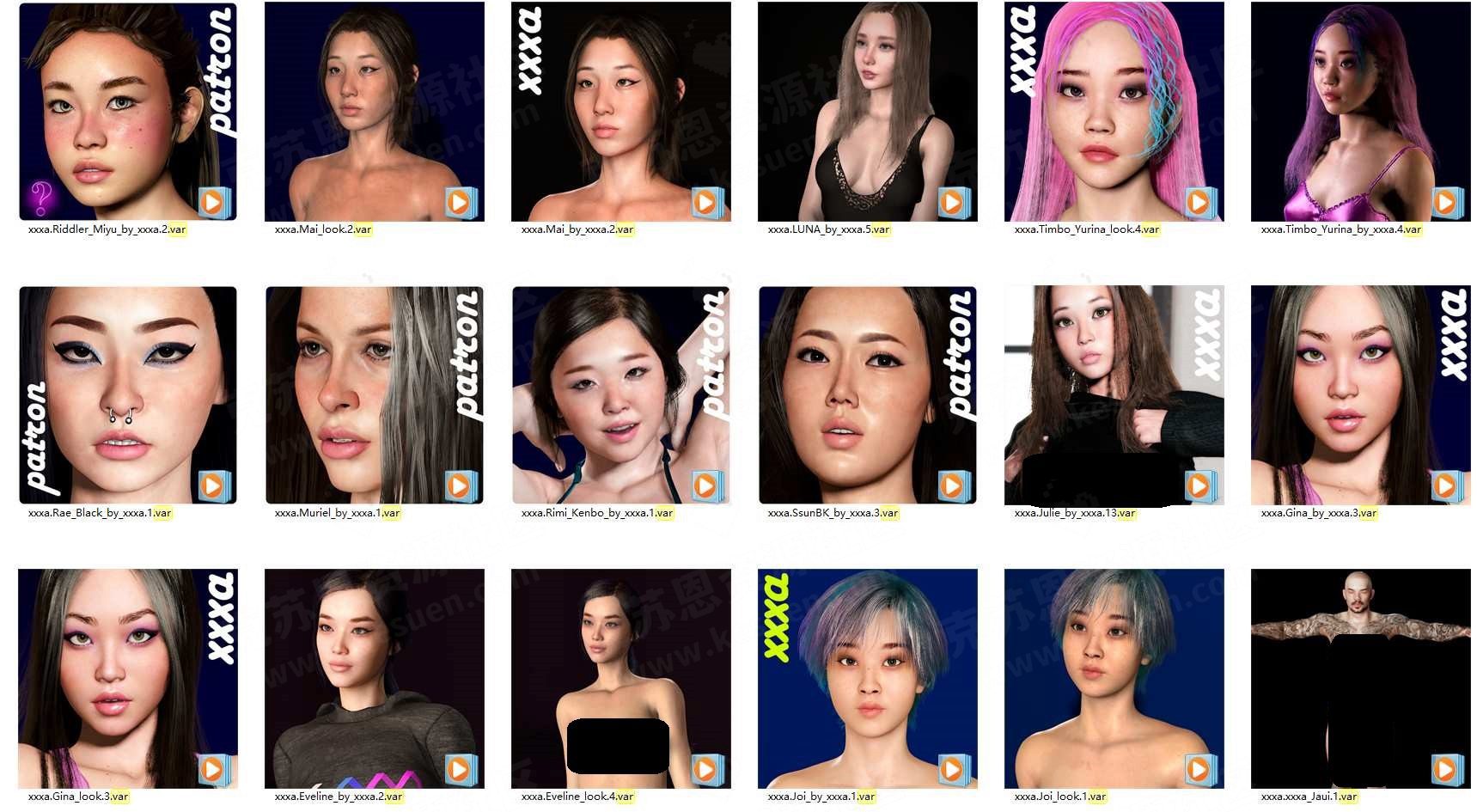 xxxa's人物场景合集【更新至2023-08】-VAM®克苏恩资源社区