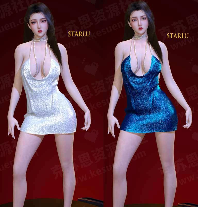 服饰starlu.fashion_skirt-VAM®克苏恩资源社区