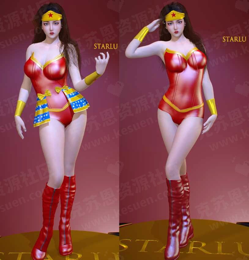 服饰starlu.Wonder_Woman_COS神奇女侠-VAM®克苏恩资源社区