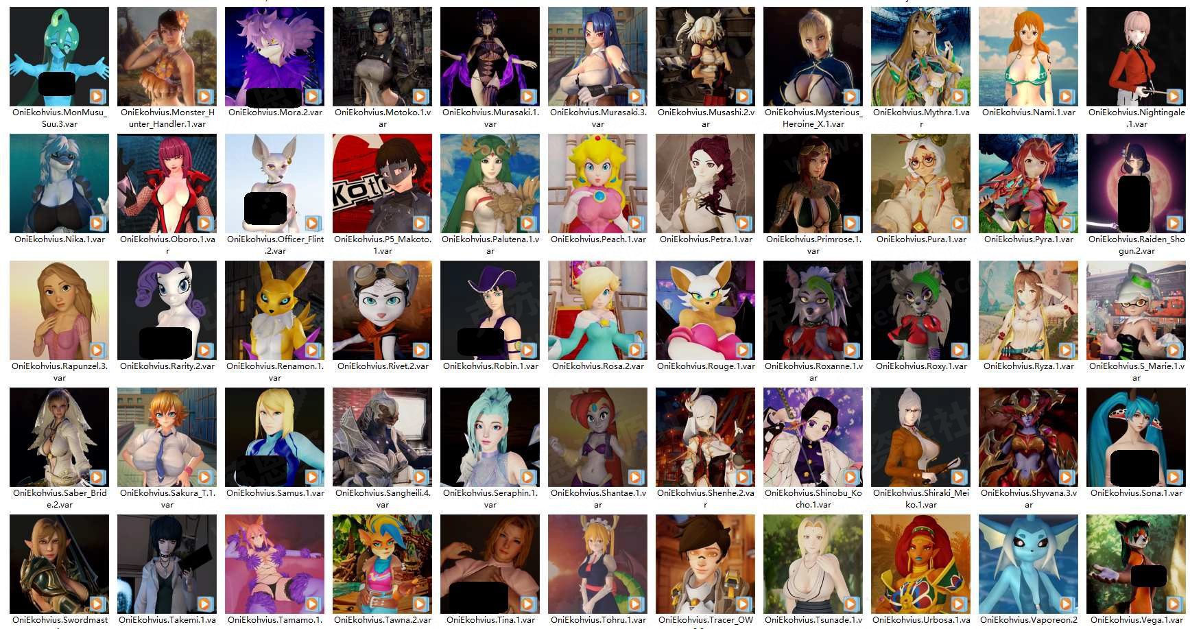 图片[4]-OniEkohvius人物合集【更新至2023.10】-VAM®克苏恩资源社区