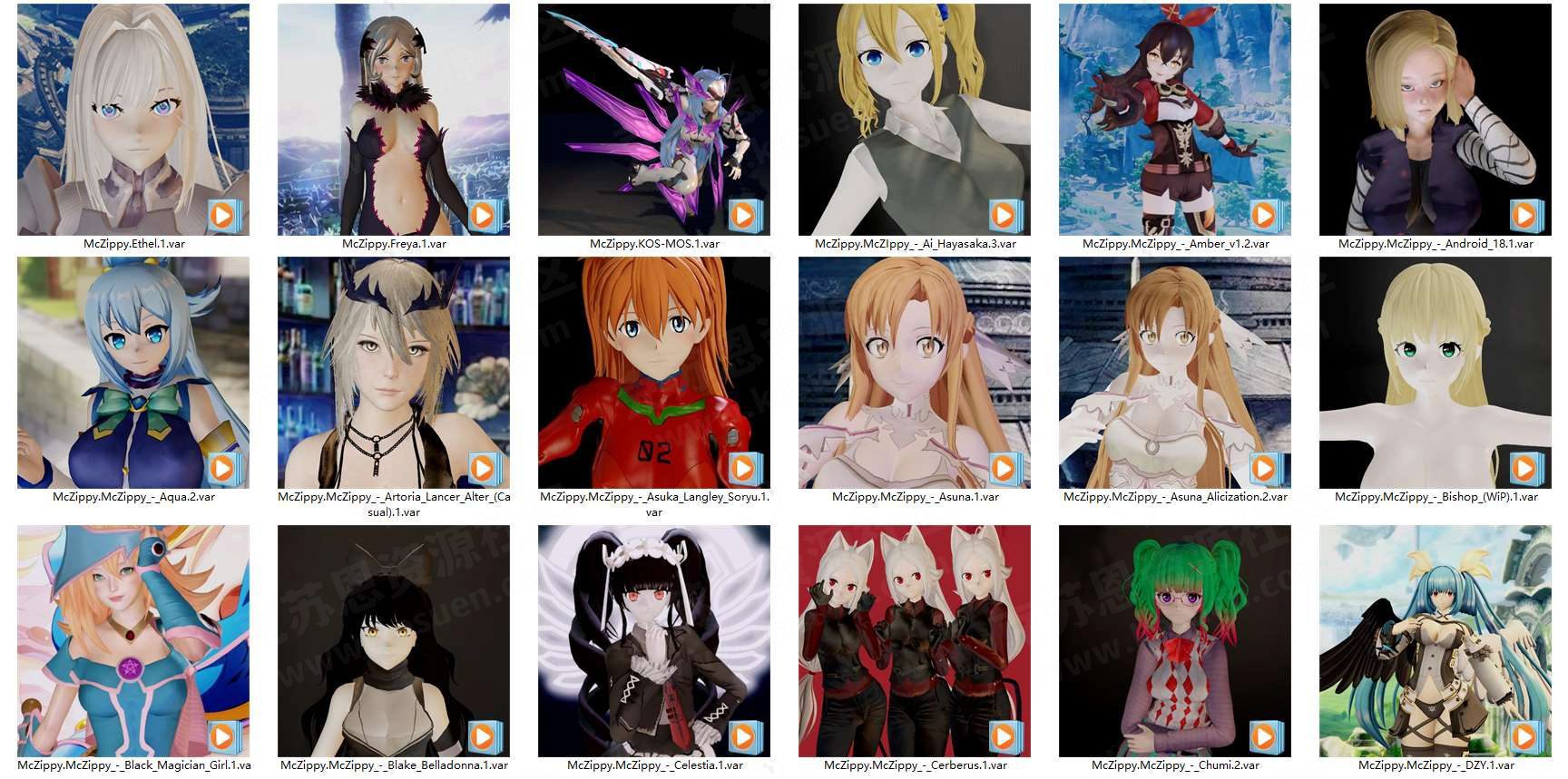 图片[2]-McZippy人物合集【更新至2023.10】-VAM®克苏恩资源社区