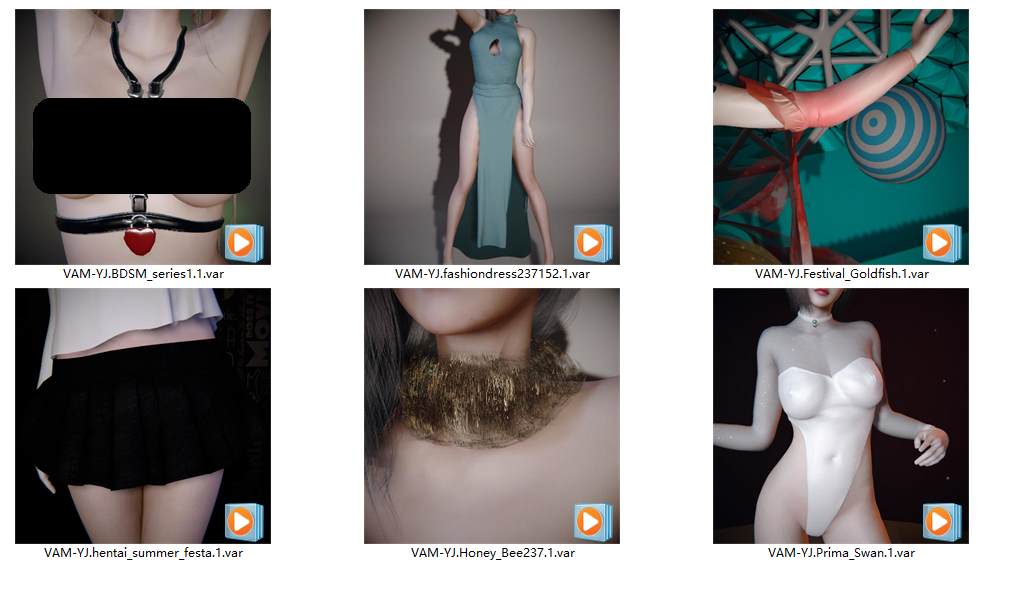 YJ服饰合集【2023.7月更新资源】-VAM®克苏恩资源社区