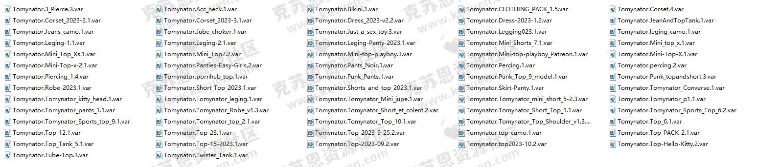 图片[5]-Tomynator人物+服饰合集【更新至2023.11】-VAM®克苏恩资源社区