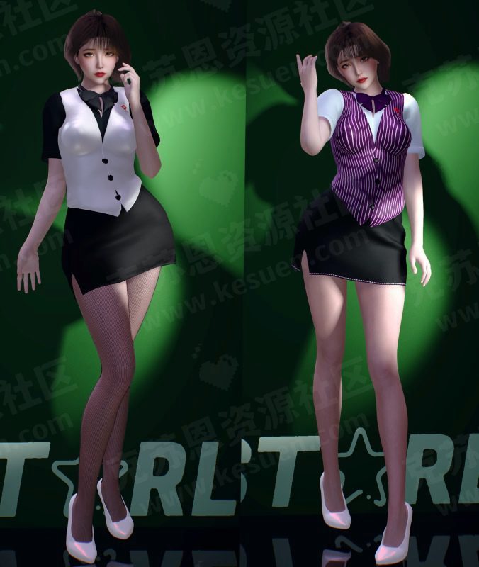 服饰starlu.Uniform_style_clothing-VAM®克苏恩资源社区