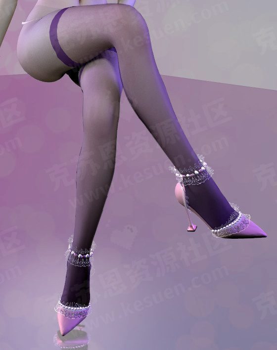 图片[2]-【已修复】服饰AWG.princess_hight_heel公主蕾丝高跟鞋-VAM®克苏恩资源社区