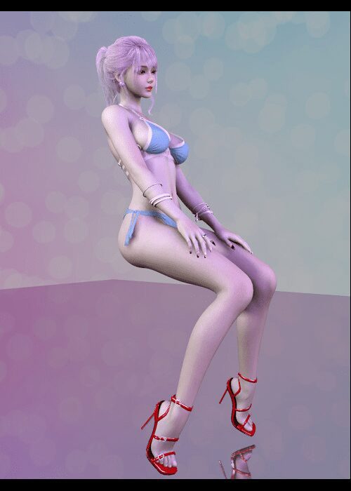 服饰AWG.高跟少女凉鞋-VAM®克苏恩资源社区