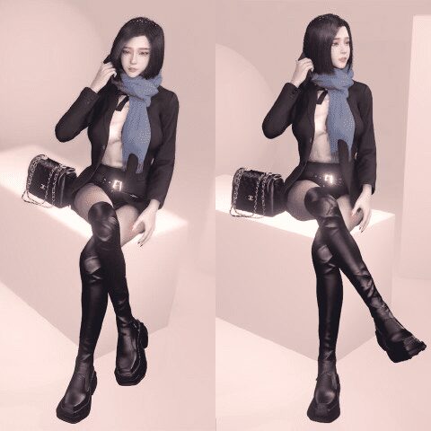 服饰AWG.帅气方头靴子-VAM®克苏恩资源社区