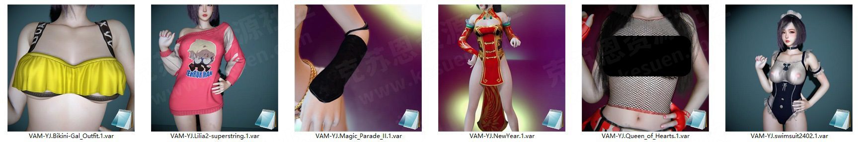 图片[7]-YJ服饰合集【2024.2月更新资源】-VAM®克苏恩资源社区