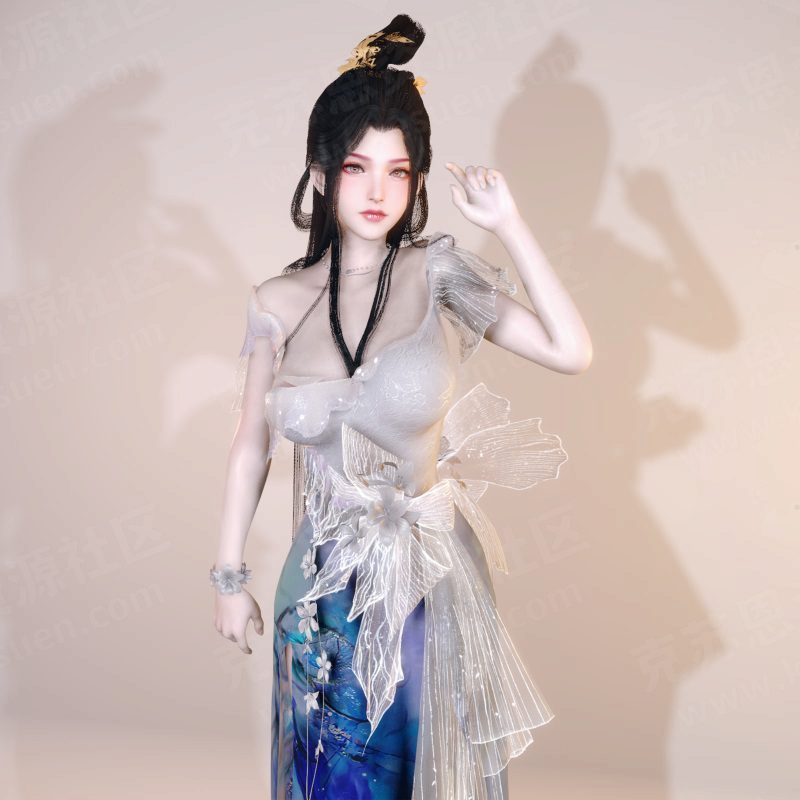 服饰Qing.晨夕·云中君-VAM®克苏恩资源社区