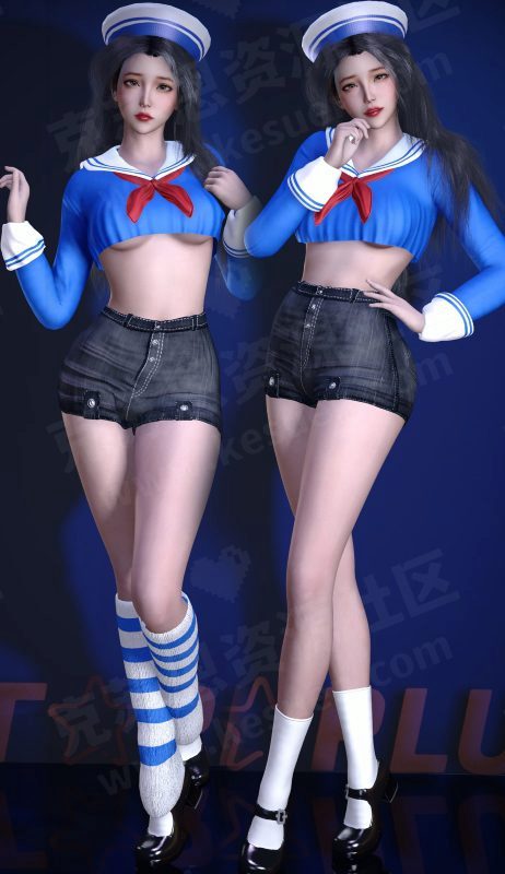 服饰starlu.sailor style suit-VAM®克苏恩资源社区