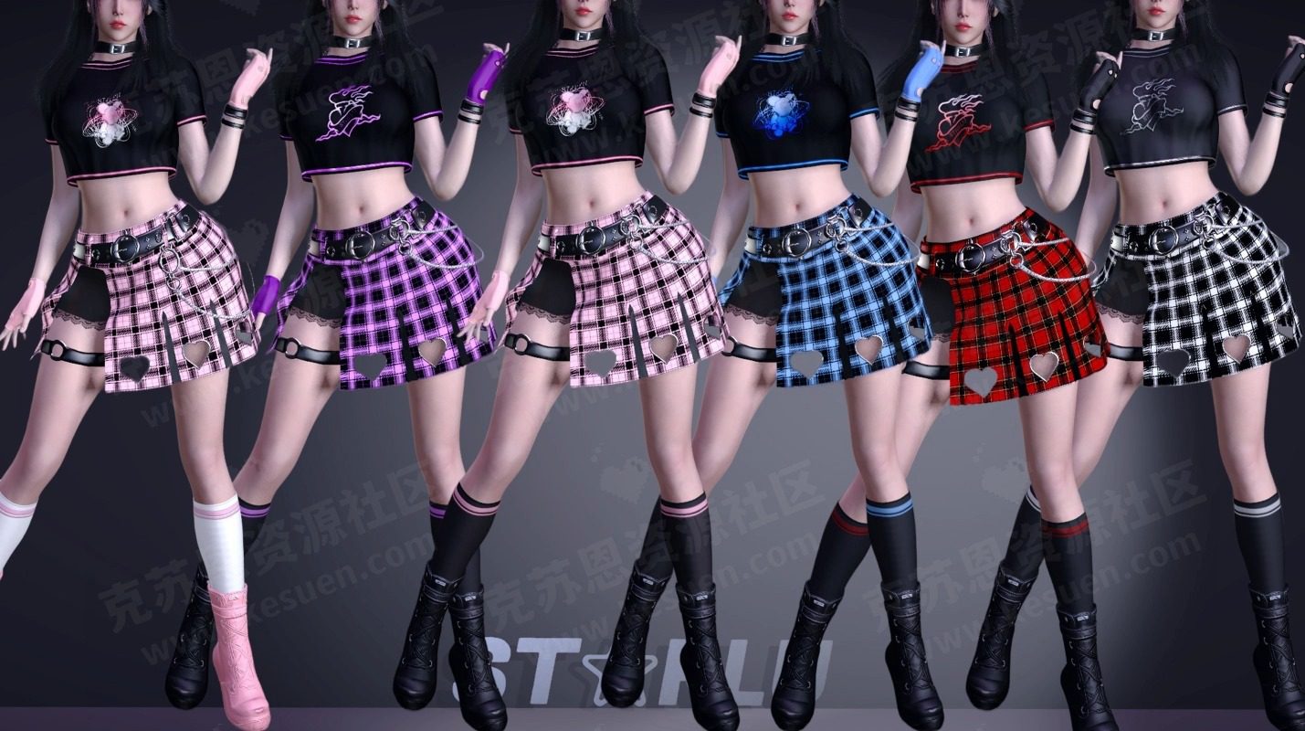 服饰starlu.Sweet_&_Sleek_Attire-VAM®克苏恩资源社区