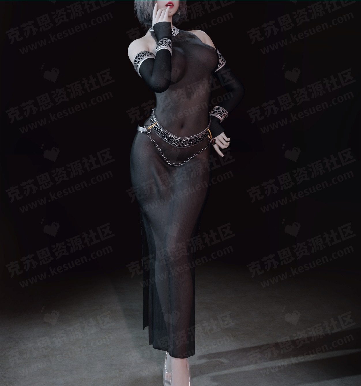 服饰VAMYJ.Tieve_Dress-VAM®克苏恩资源社区