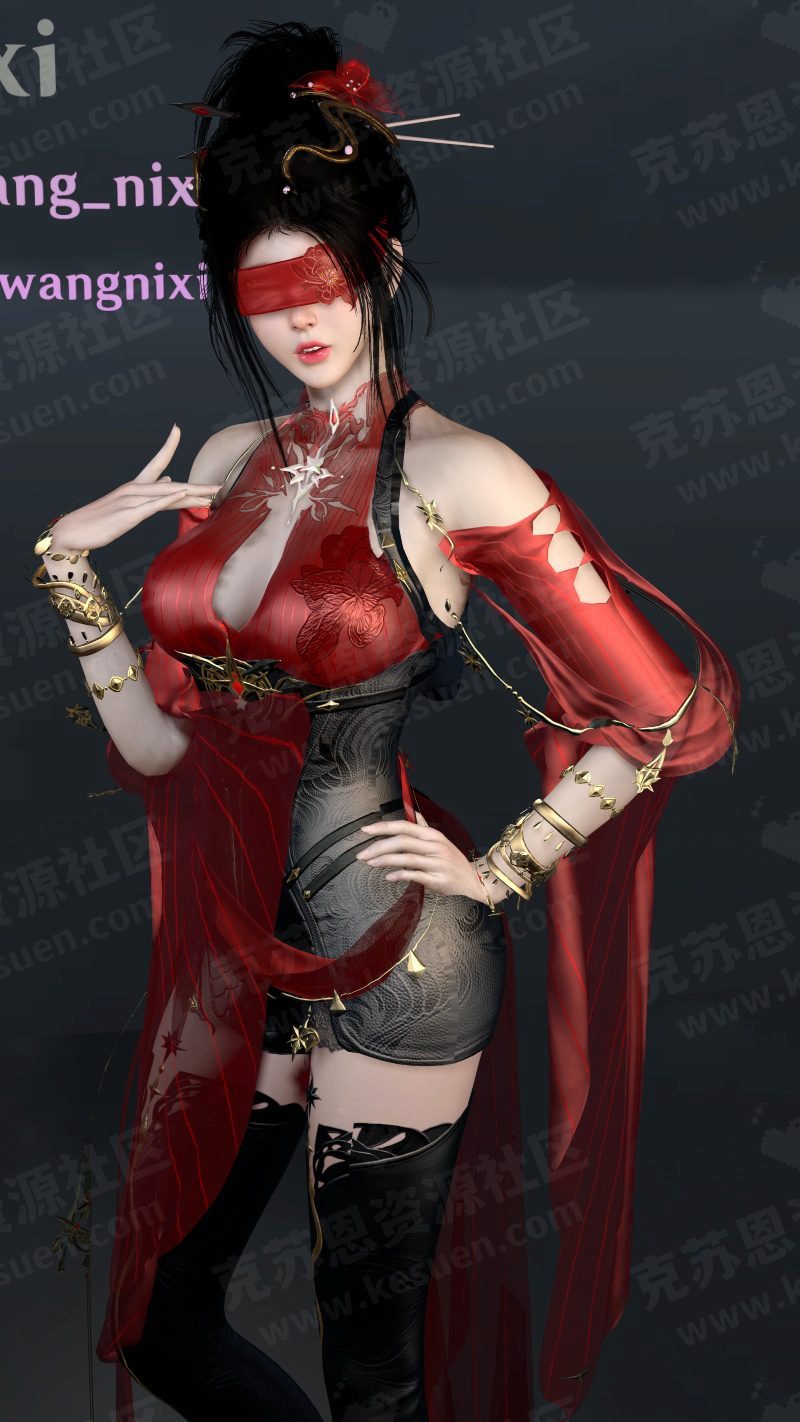 服饰Mowang_nixi.hongchuan-VAM®克苏恩资源社区