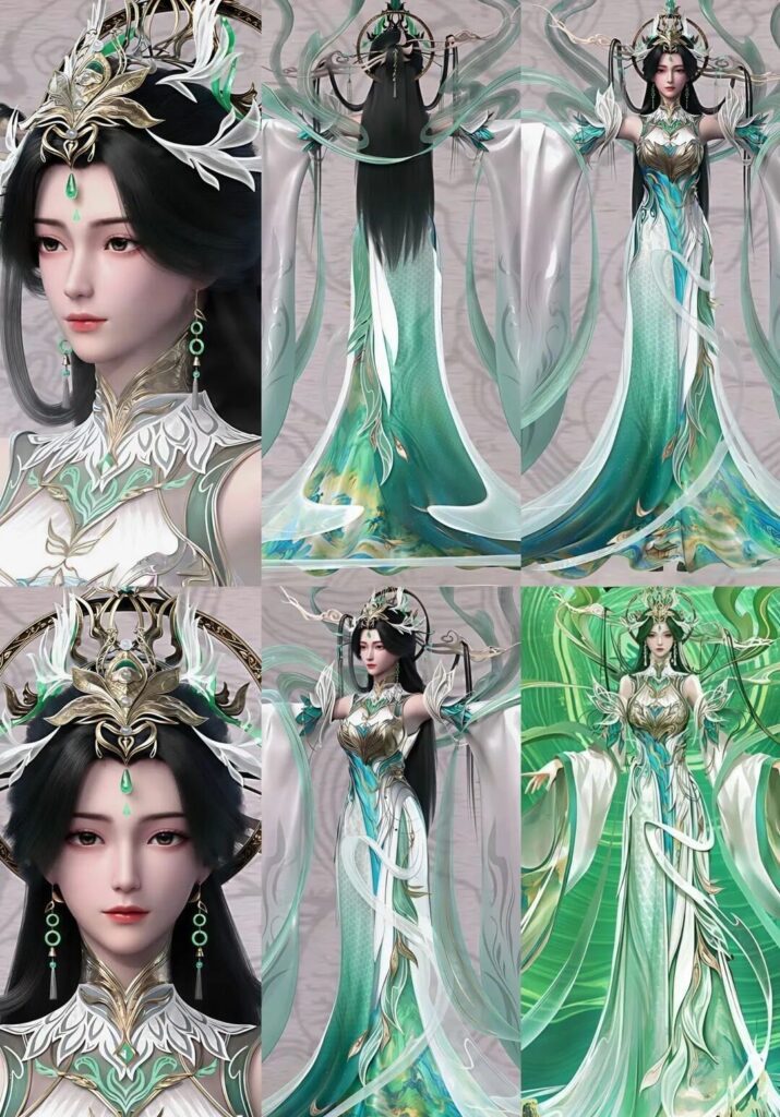 图片[9]-【流程】柳神-无敌道 人物+服饰制作过程证明【完美世界】-VAM®克苏恩资源社区