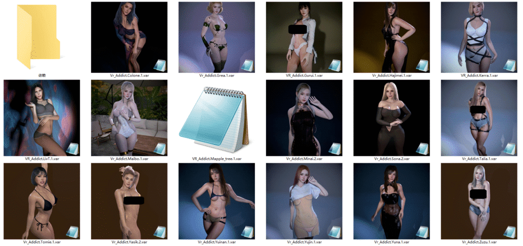 Vr_Addict人物合集【更新2025.6-10月】-VAM®克苏恩资源社区
